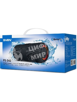 Мобильные колонки SVEN PS-340 2.0 черный