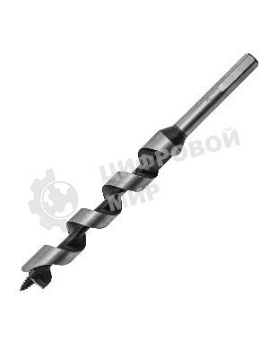 Сверло Matrix по дереву шнековое, 22x230 мм, 6-гранный хвостовик