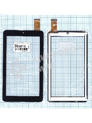 Сенсорное стекло (тачскрин) ZLD070038MQ72-F-A, черное