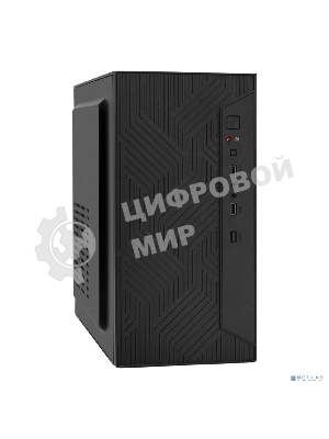 Компьютерный корпус Minitower ExeGate BAA-303 (mATX, без БП, 2хUSB, HD Audio, черный)
