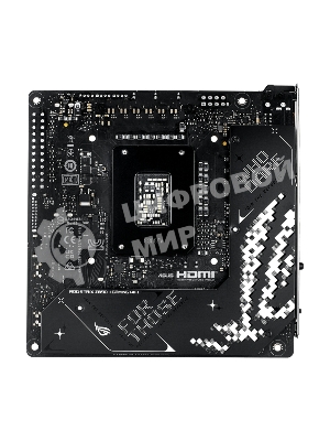 Материнская плата ASUS ROG STRIX Z890-I GAMING WIFI, LGA1851, Intel Z890, 2xDDR5, 2xSATA, 2xM.2, 1xPCI-E 5.0 x16, 1xHDMI, 2xThunderbolt 4, 1x2.5Gb LAN, 9xUSB-A, 1xUSB-C, 5.1, Mini-ITX