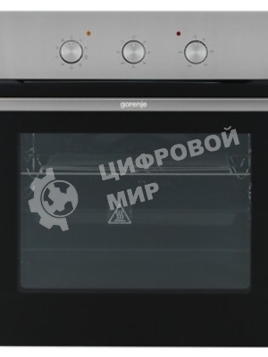 Встраиваемый духовой шкаф электрический Gorenje BO6727E03NX, черный/серебристый