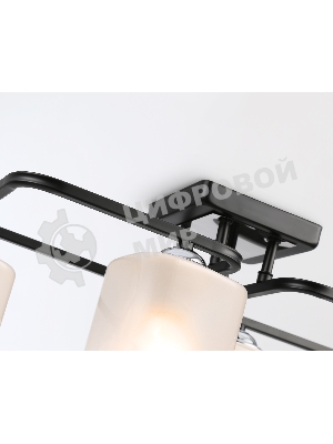 Светильник Ambrella light TR303222/4 BK/CH/FR черный/хром/белый матовый E27*4 max 60W 530*290*220