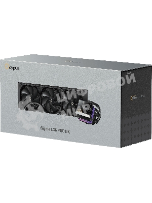 Система жидкостного охлаждения Ocypus Sigma L36 PRO BK IPS Display/черный/310W/All Intel/AMD AM*/Screws