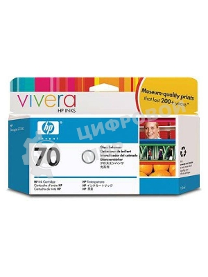 Картридж струйный HP №70 C9459A усилитель глянца для HP DJ Z2100/Z3100 (130мл)