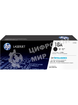 Тонер-картридж HP 18A CF218A черный для HP LJ Pro M104/M132 (1400 стр.)