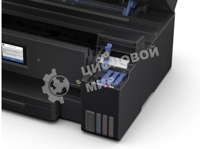 МФУ струйное Epson L14150, (C11CH96404/C11CH96505/C11CH96403/C11CH96502/C11CH96507), A3, цветной, печ. 38 стр/мин (ч/б) 24 стр/мин (цв.), 1200 x 4800 dpi (печать) 1200x2400dpi (скан.), USB, RJ-45, Wi-Fi