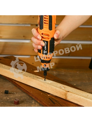 Прямошлифовальная машина (гравер) с регулировкой скорости 200Вт DEKO DKRT200E063-1410