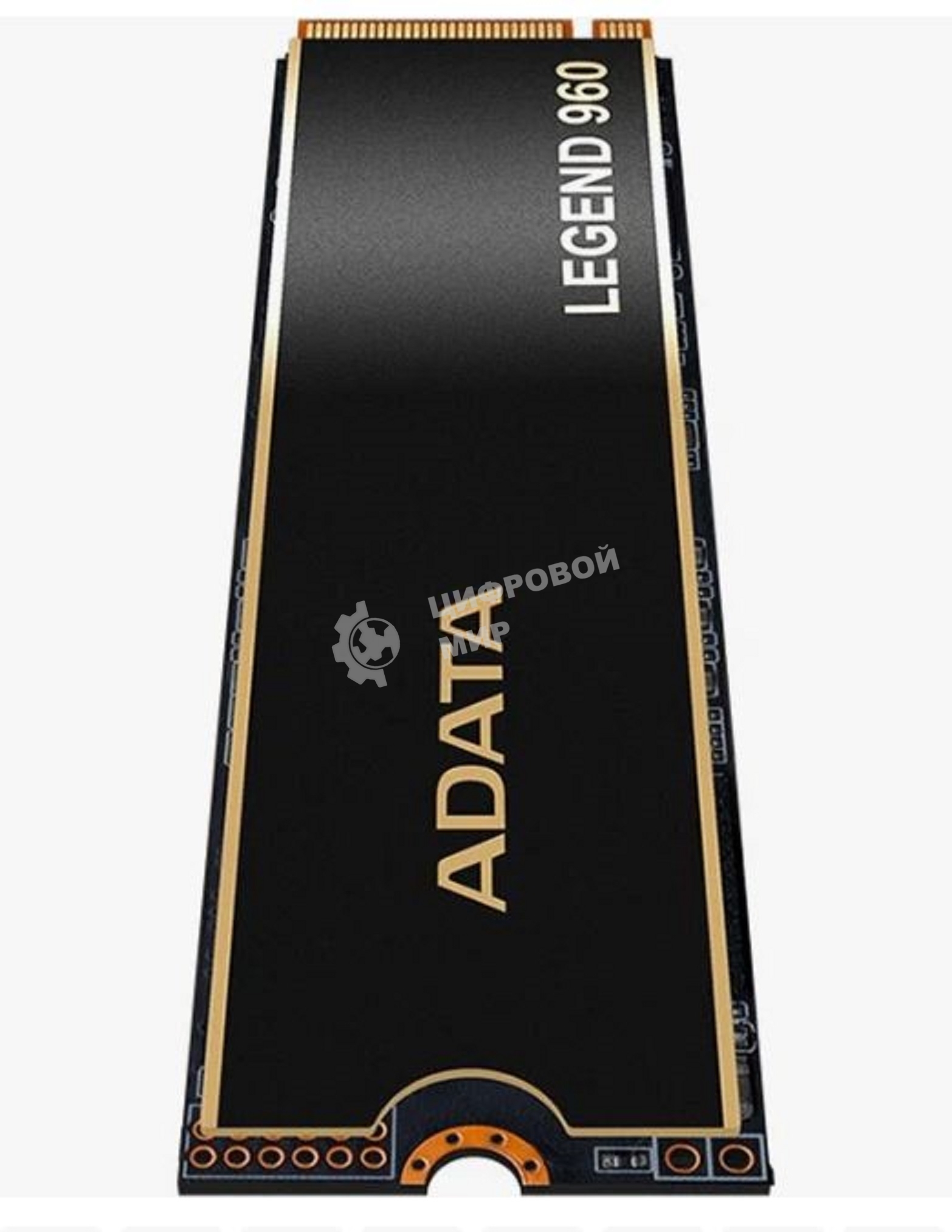 Накопитель SSD ADATA LEGEND 960, 1Tb, PCIe 4.0 x4, M.2 2280, NVMe, R/W 7400/6000, с радиатором