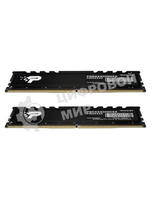 Оперативная память Patriot Signature Premium, DDR5, 64Gb (2x32 Gb), 4800 MHz, CL40, DIMM, радиатор, черный