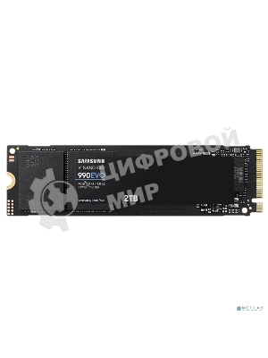 Накопитель SSD Samsung 990 EVO, 2000Gb, PCIe 4.0 x4, M.2 2280, NVMe, R/W 5000/4200