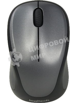 Мышь беспроводная Logitech M235 серый/черный, 1000 dpi, радиоканал, USB, кнопки - 3