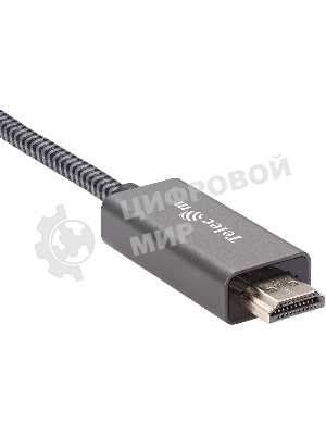 Кабель DisplayPort M-> HDMI M 4K@60Hz 1.8m Telecom,оплетка (TA561M-1.8M)