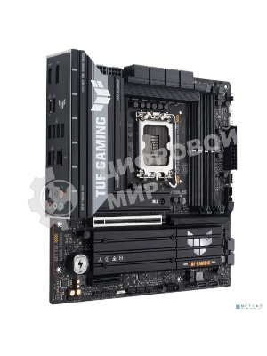 Материнская плата ASUS TUF GAMING B860M-PLUS, LGA 1851, Intel B860, 4xDDR5, 4xSATA, 3xM.2, 1xPCIe 5.0 x16, 1xPCIe x4, 1xUSB-C, 4xUSB-A 3.2 Gen 1, 2xUSB-A 3.2 Gen 2, 1xHDMI, 1xDP, 1x2.5Gb LAN, 7.1, mATX