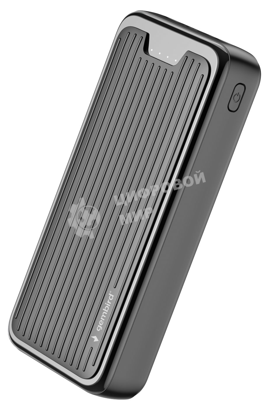 Портативный аккумулятор Gembird GPB-20, 20000мА·ч, 2A, черный
