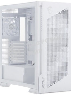 Компьютерный корпус MSI MPG VELOX 300R AIRFLOW PZ белый, Global, 2xUSB 3.2 Gen 1, 1xUSB 3.2 Gen2Type-C, 2x160мм ARGb Fan, 1