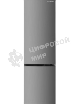 Холодильник Willmark RFN-472NFX серый металлик двухкамерный 243/76 л морозилка снизу No Frost