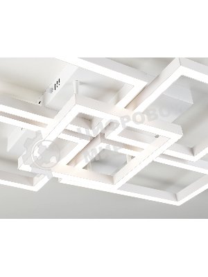 Потолочный светодиодный светильник Ambrella light FA1011/4+1 WH белый 90W 3000K-6400K 710*490*95 (ПДУ ИК)
