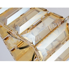 Светильник Ambrella light TR5149 GD/TI золото/янтарь E14/6 max 40W 500*500*1000