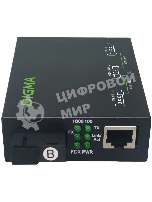 Медиаконвертер Digma DMC-1G53-20B