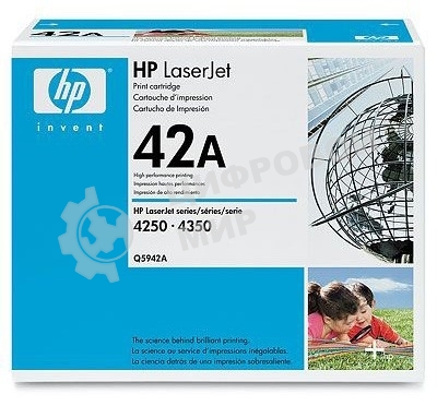 Картридж лазерный HP Q5942A черный для LJ 4250/4350 10 000 стр.
