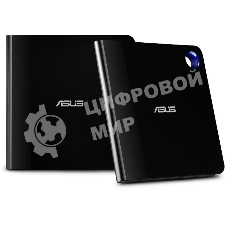 Оптический привод Blu-Ray Asus SBW-06D5H-U/BLK/G/AS черный USB slim внешний RTL