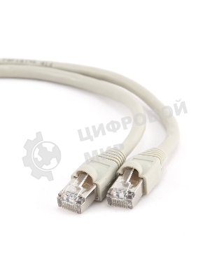 Патч-корд FTP Cablexpert cat.6, 5м, литой, многожильный, серый