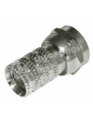 F-разъем RG-59, L=19 мм, цинк PROconnect