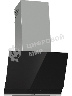 Вытяжка наклонная Gorenje WHI649X21P черный/серебристый, 60 см, 740 куб. м/ч, 67 дБ