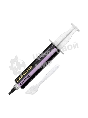 Термопаста ExeGate KPT-WMK (0,8 Вт/(м•К), 20г, шприц с лопаткой)