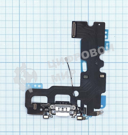 Шлейф разъема питания для iPhone 7 белый