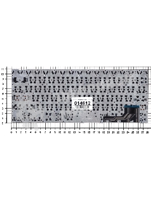 Клавиатура для ноутбука Samsung NP915S3, черная