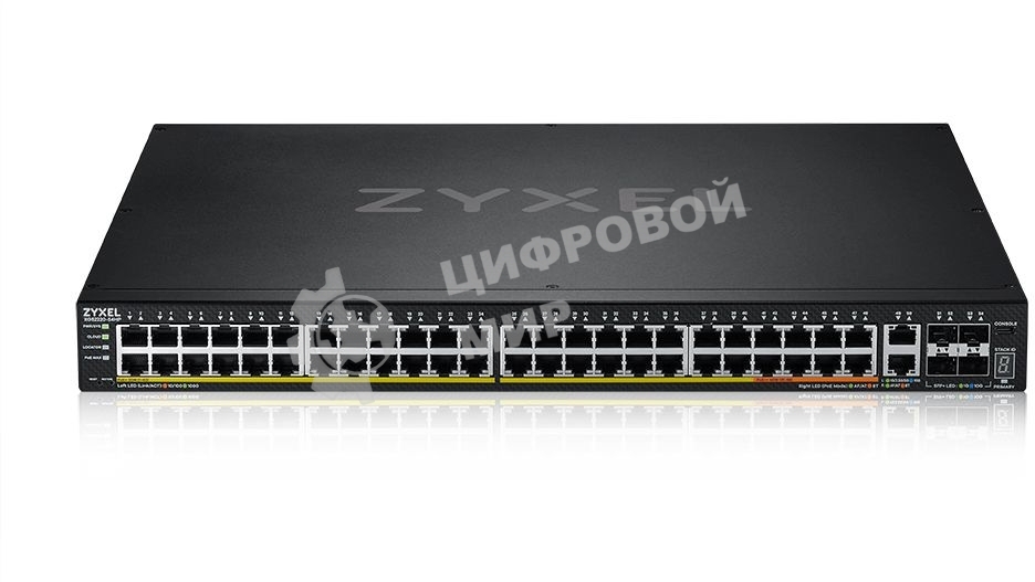 Коммутатор L3 Access Zyxel NebulaFlex Pro XGS2220-54FP, rack 19