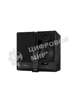 Акустическая система 2.0 SVEN MC-10, чёрный, мощность 2x25Вт (RMS), FM-тюнер, USB/microSD, дисплей, пульт ДУ, Bluetooth SVEN MC-10, чёрный, акустическая система 2.0, мощность 2x25Вт (RMS), FM-тюнер, USB/microSD, дисплей, пульт ДУ, Bluetooth