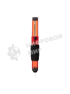 Вакуумный экстрактор припоя Rexant (оловоотсос), пластик, прозрачно-красный