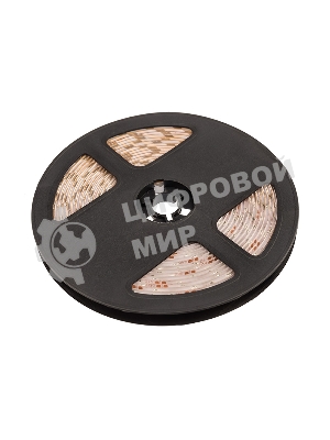 Лента светодиодная силикон, 8 мм, IP65, SMD 2835, 60 LED/m, 12 V, цвет свечения зеленый