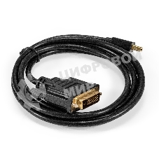 Кабель miniDisplayPort-DVI ExeGate EX-CC-mDPM-DVIM-1.8 (mini20M/25M, 1,8м)