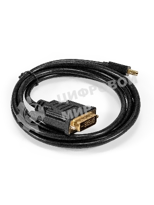 Кабель miniDisplayPort-DVI ExeGate EX-CC-mDPM-DVIM-1.8 (mini20M/25M, 1,8м)