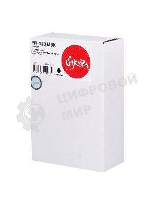 Картридж струйный Sakura 2884C001 (PFI-120 MBK) для Canon, черный матовый, 130 мл.