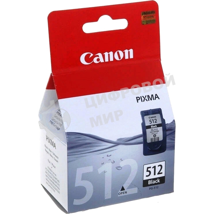 Картридж струйный PG-512Bk (2969B007) черный (401 стр.) для Canon PIXMA MP240, 260, 480