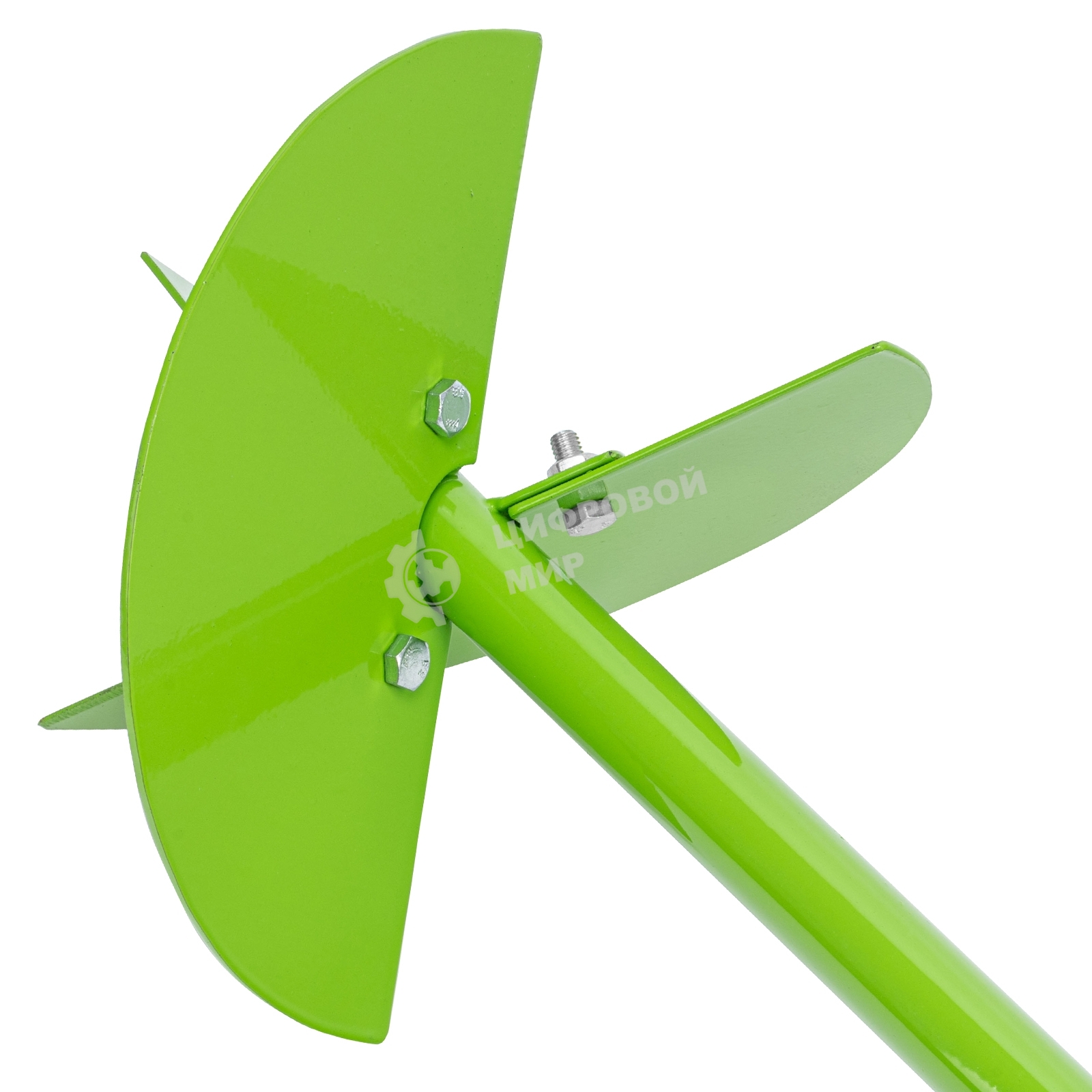 Бур лопастной со сменными ножами Сибртех, 2110 мм, удлинитель, диаметр 150 мм, 200 мм