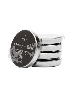 Батарейки литиевые Gembird Gb-CR2450-5B, тип CR2450, 5шт, блистер