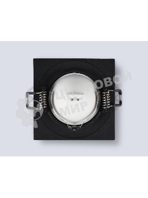 Встраиваемый точечный светильник Ambrella light TN102818 BK черный GU5.3 78*78*28