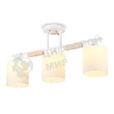 Светильник Ambrella light TR9546/3 WH/FR белый/белый матовый E27/3 max 40W 595*115*280