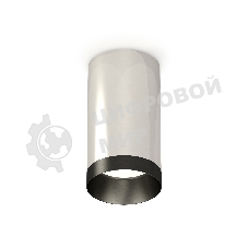 Светильник Ambrella Light XS6325011 PSL/PBK серебро полированное/черный полированный MR16 GU5.3 (C6325, N6131)