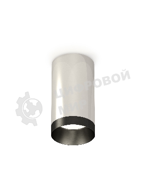 Светильник Ambrella Light XS6325011 PSL/PBK серебро полированное/черный полированный MR16 GU5.3 (C6325, N6131)