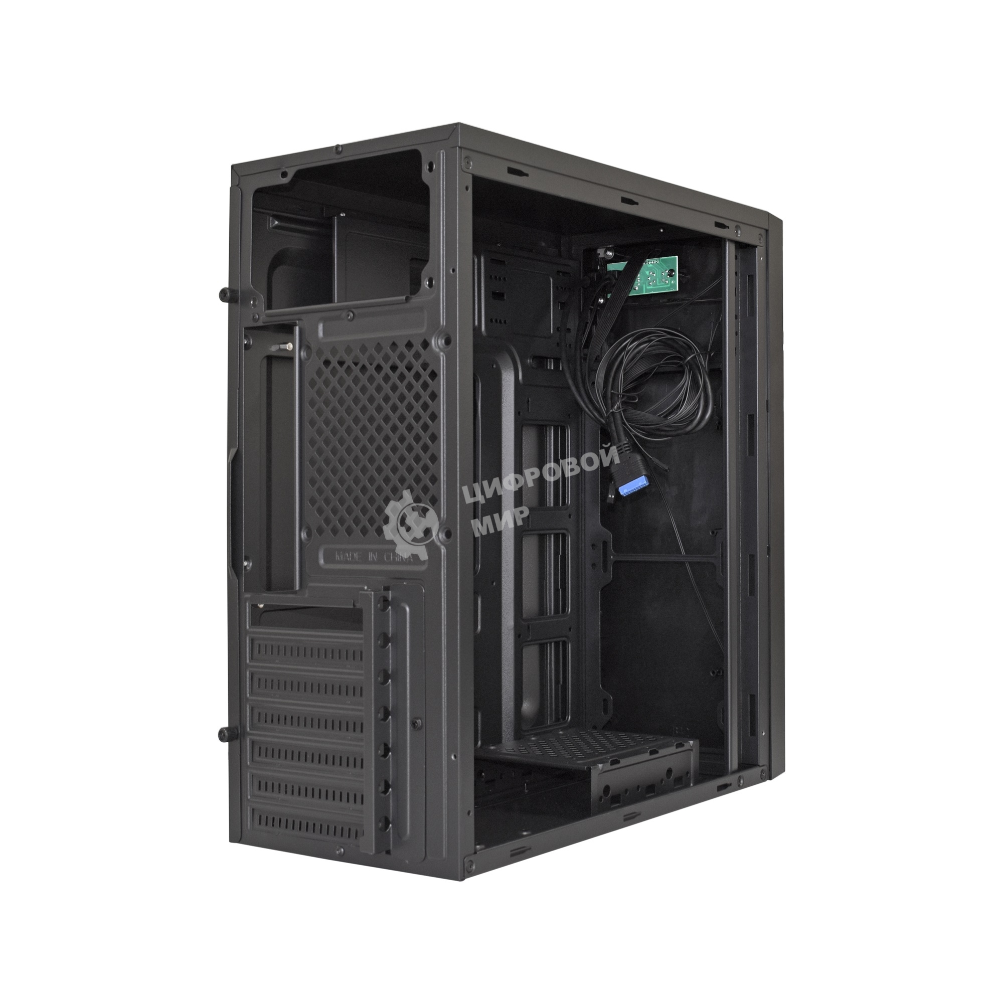 Компьютерный корпус Miditower ExeGate XP-333U Black, ATX, (XP350, Black,120мм), 1*USB/2*USB 3.0, Audio