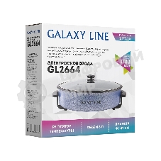 Электросковорода Galaxy Line GL 2664, синий, 1700 Вт, 8 л