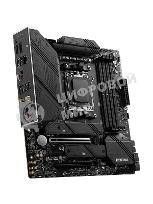Материнская плата MSI MAG B650M MORTAR WIFI, AM5, AMD B650, 4xDDR5, 6xSATA, 2xM.2, 1xPCI-E 4.0 x16, 1xPCI-E 4.0 x4, 1xHDMI, 1xDP, 1x2.5Gb LAN, 3xUSB 3.2 Gen 2, 4xUSB 3.2 Gen 1, 1xUSB-C 3.2 Gen 2x2, 5x3.5мм аудио, 7.1, Micro-ATX