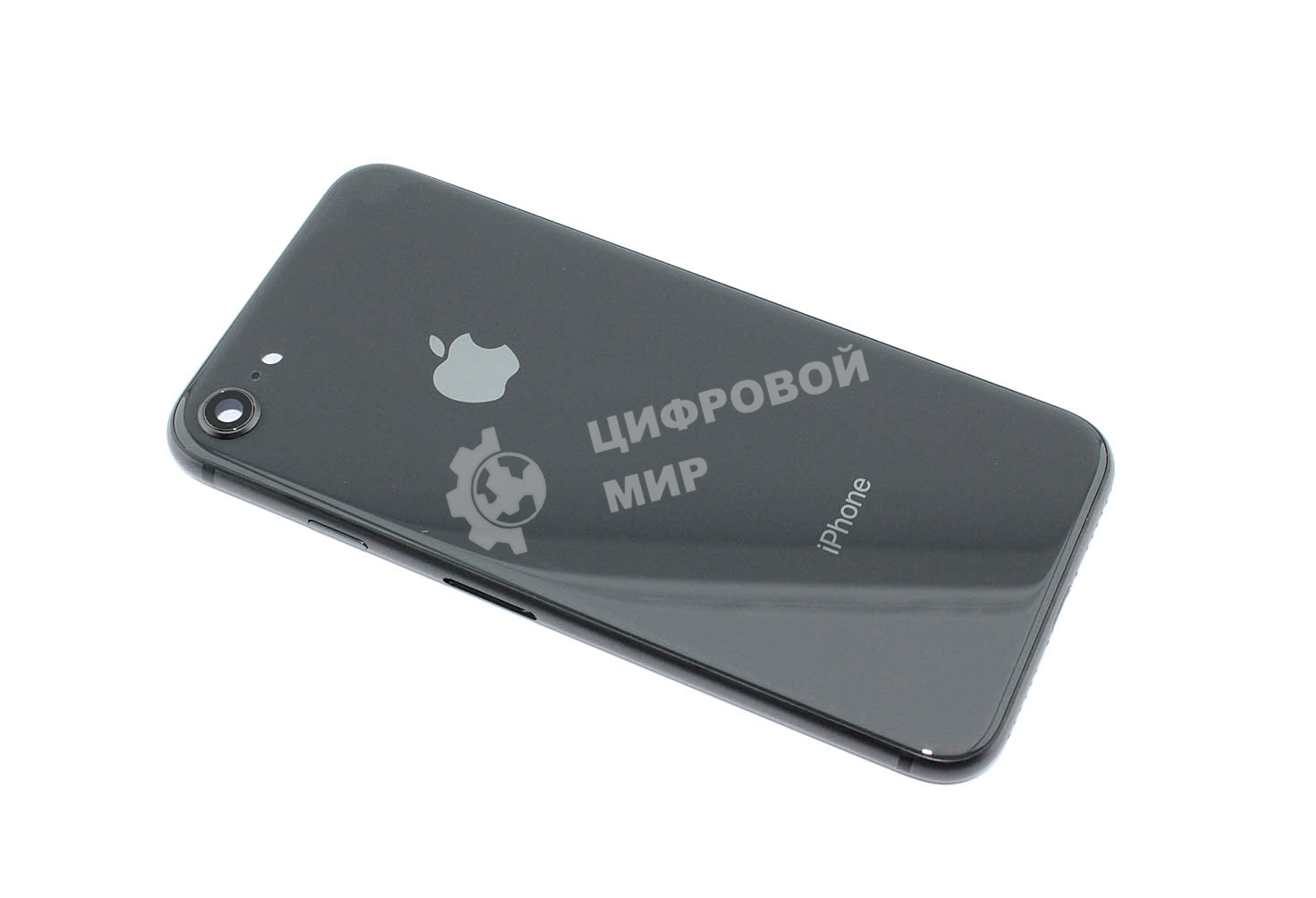 Задняя крышка (корпус) в сборе с рамкой для Apple iPhone 8 черный